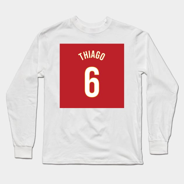 Thiago 6 Home Kit - 22/23 Season Long Sleeve T-Shirt by GotchaFace